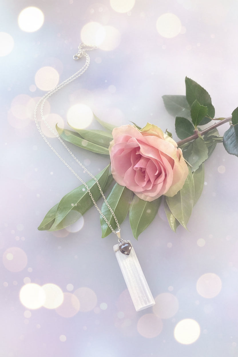 Selenite Necklace