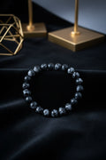 Black and white crystal bracelet