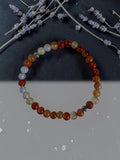 Multi color bracelet light and darker gemstones