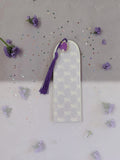 Book mark purple bows