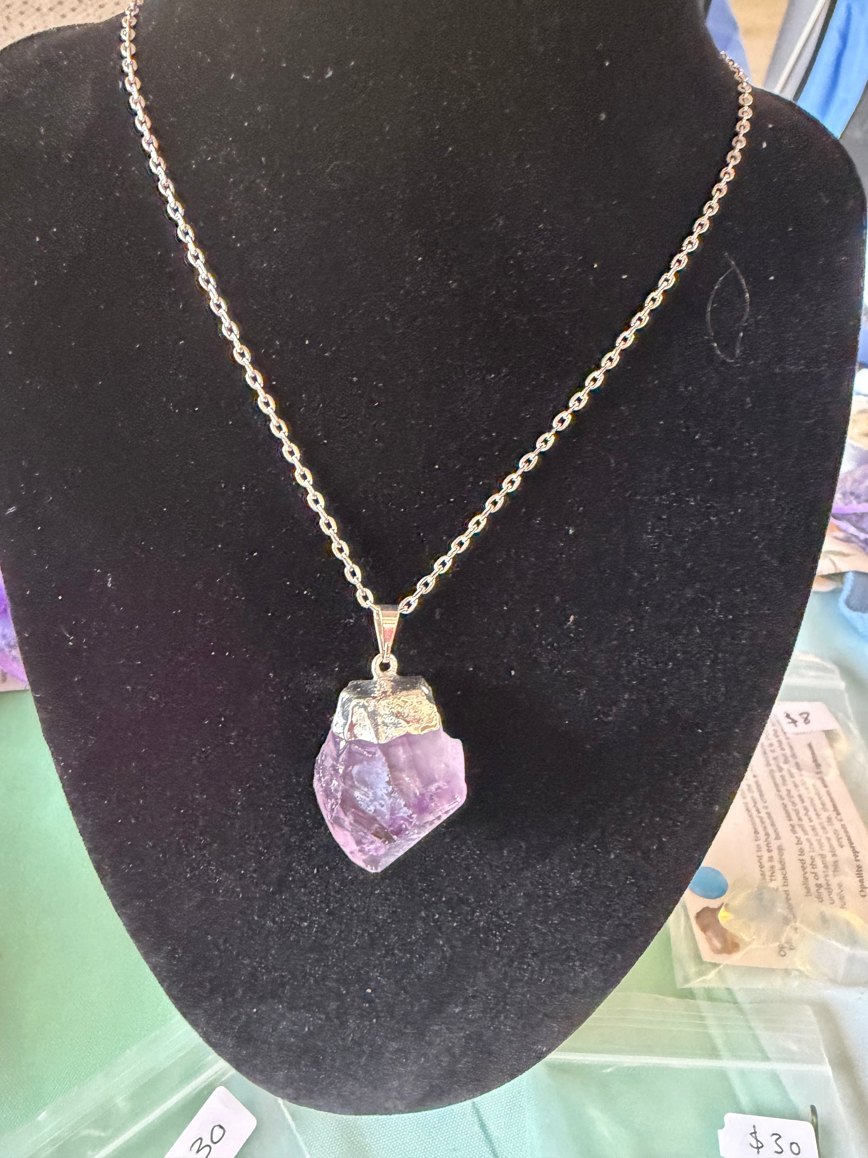 Amethyst necklace