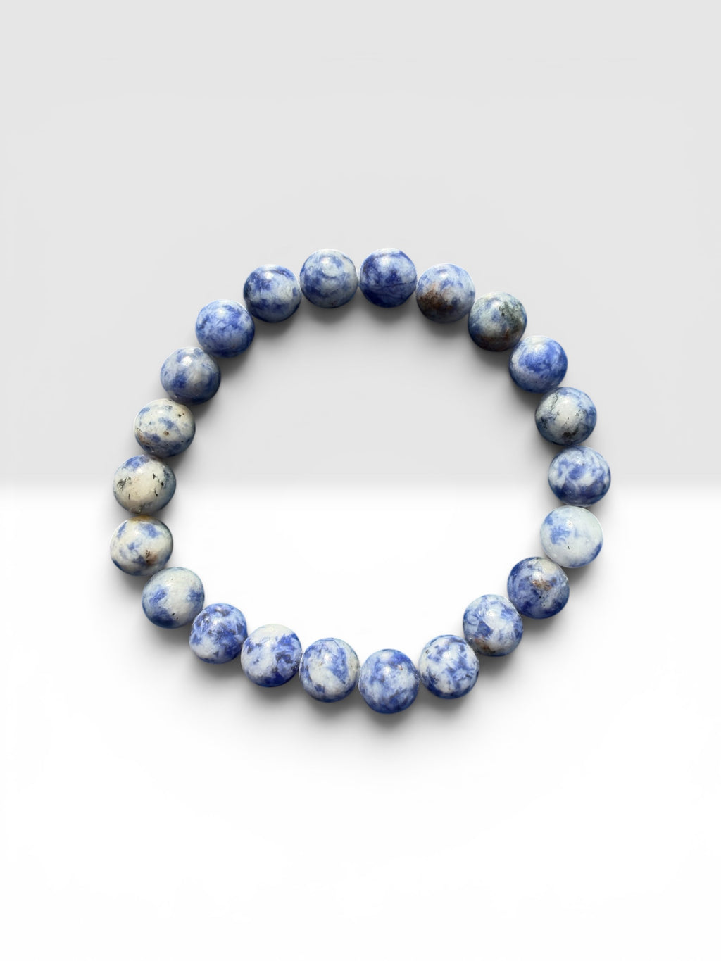 Blue and white stone bracelet