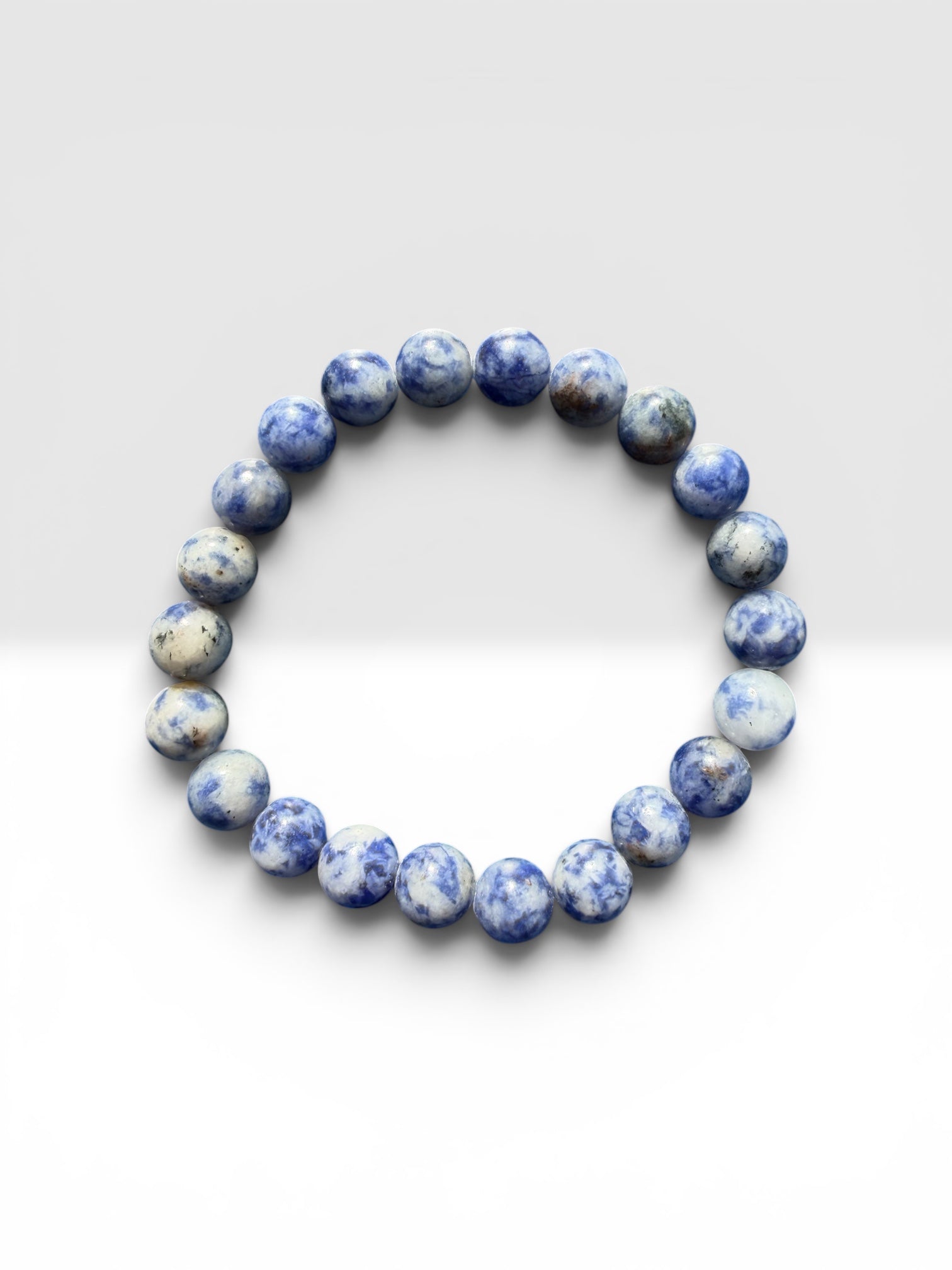 Blue and white stone bracelet