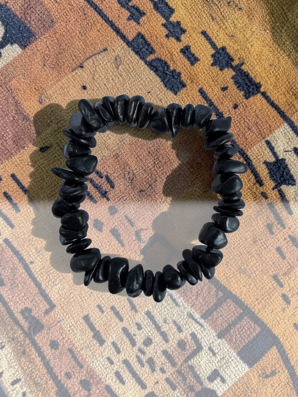 Black Tourmaline chip bracelet